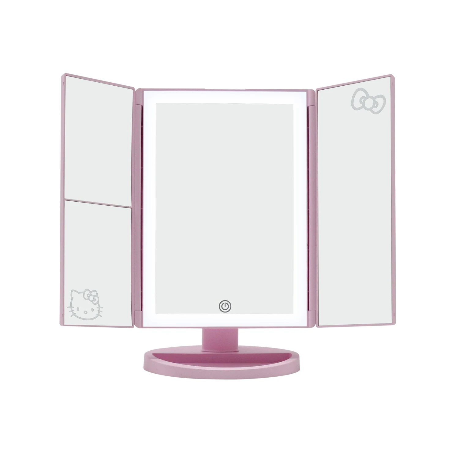 Hello Kitty Trifold LED Tri-Tone Makeup Mirror With Magnification 11 Hello Kitty Trifold LED Tri-Tone Makeup Mirror With Magnification - Image 9