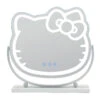 Hello Kitty® Kawaii LED Makeup Mirror With Base 2 Hello Kitty® Kawaii LED Makeup Mirror With Base -Impressionsvanity IVMM HKTT TBLM1 WHT F1