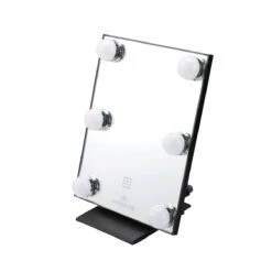 Lumière Touch Pad Mini LED Makeup Mirror -Impressionsvanity IVMM HW6 B F