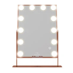 Hollywood XL Tri-Tone LED Makeup Mirror With Bluetooth -Impressionsvanity IVMM HWT20BT RSG F1