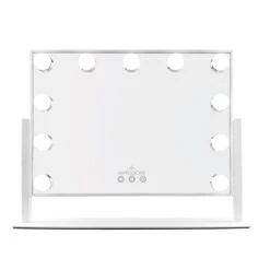 Hollywood Tri-Tone Artiste XL Makeup Mirror 14 Hollywood Tri-Tone Artiste XL Makeup Mirror -Impressionsvanity IVMM HWTTWIDE WHT F1