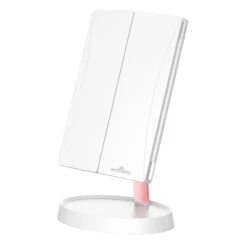 Infinity Trifold LED Makeup Mirror 14 Infinity Trifold LED Makeup Mirror -Impressionsvanity IVMM INFNT TRI WHT F2