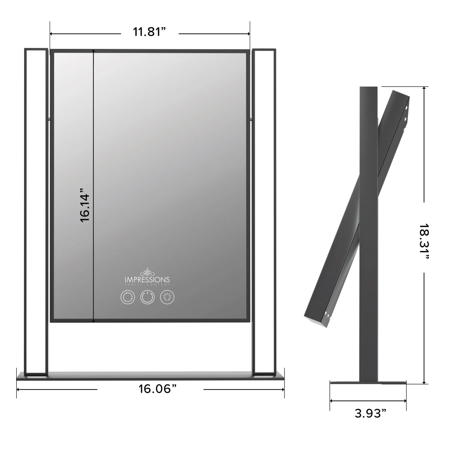 Nouveau Tri-Tone LED Makeup Mirror 6 Nouveau Tri-Tone LED Makeup Mirror - Image 4