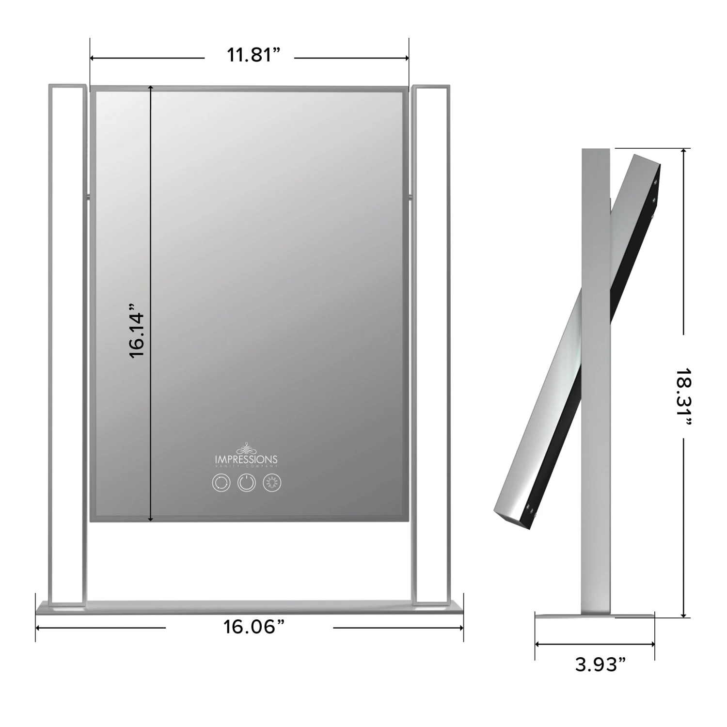 Nouveau Tri-Tone LED Makeup Mirror 18 Nouveau Tri-Tone LED Makeup Mirror - Image 16