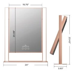 Nouveau XL Tri-Tone LED Makeup Mirror -Impressionsvanity IVMM NOU4051 RSG DMNS