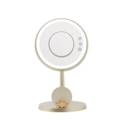 Serenity Tri-Tone LED Lamp Mirror -Impressionsvanity IVMM SEREN GLD F1