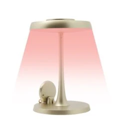 Serenity Tri-Tone LED Lamp Mirror -Impressionsvanity IVMM SEREN GLD LAMP red
