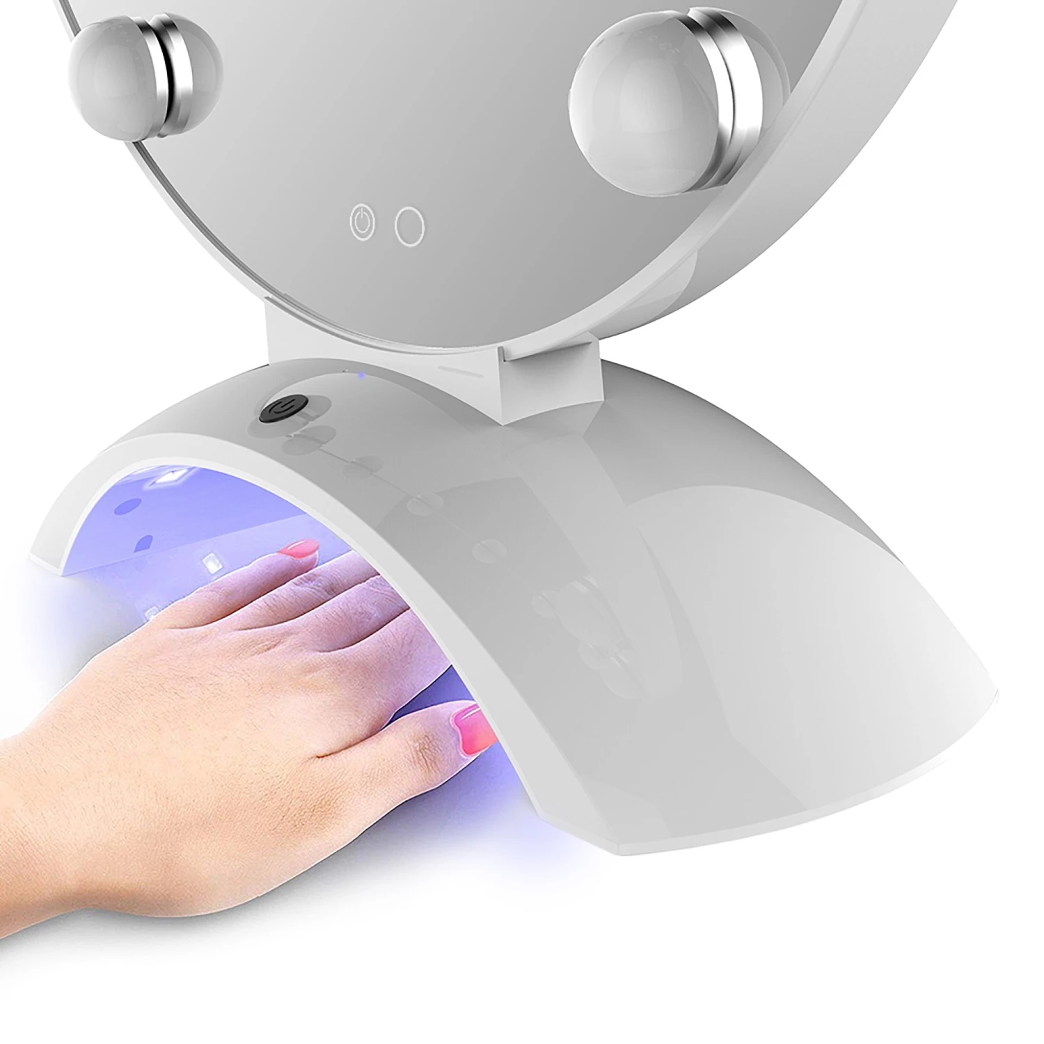 Hollywood Soleil Duo-Tone LED Makeup Mirror With UV Gel Curing Lamp 4 Hollywood Soleil Duo-Tone LED Makeup Mirror With UV Gel Curing Lamp - Image 2