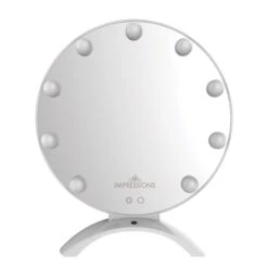 Hollywood Soleil Duo-Tone LED Makeup Mirror With UV Gel Curing Lamp