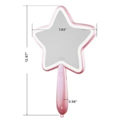 Starlet LED Handheld Makeup Mirror -Impressionsvanity IVMM STARLET PRLmeasurements
