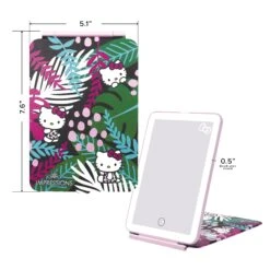 Hello Kitty (Animal) Touch Pad Mini Tri-Tone LED Makeup Mirror -Impressionsvanity IVMM TOUCHPADMINI HKT ANML DMNS
