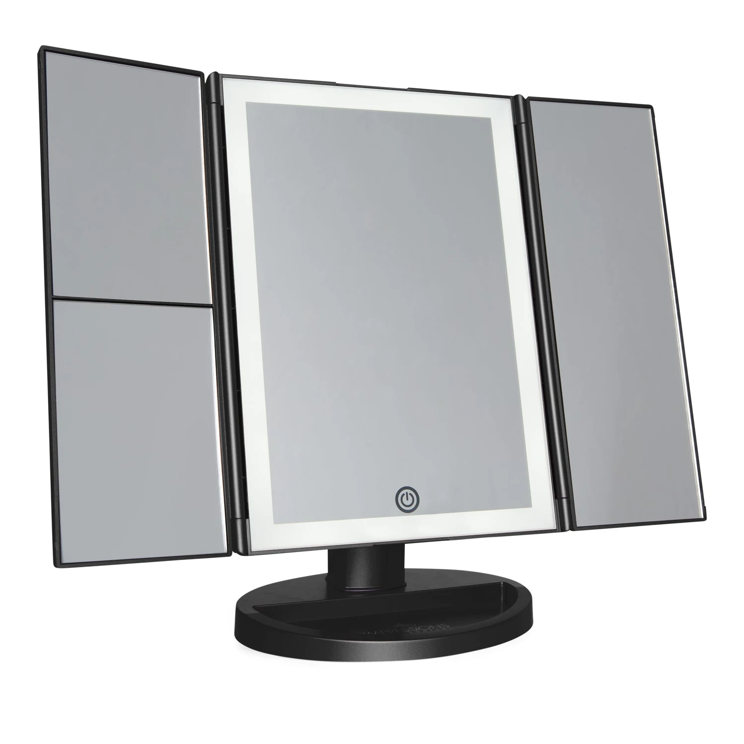 Touch Trifold 2.0 LED Makeup Mirror With Magnification 3 Touch Trifold 2.0 LED Makeup Mirror With Magnification