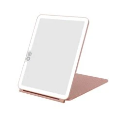 Fleur Touch Pad Tri-Tone LED Makeup Mirror 28 Fleur Touch Pad Tri-Tone LED Makeup Mirror -Impressionsvanity IVMM TPAD FLEUR RSG FRONT
