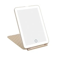Fleur Touch Pad Mini Tri-Tone LED Makeup Mirror -Impressionsvanity IVMM TPAD MINIFLEUR CGL natural lightcopy