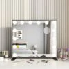 Hollywood Tri-Tone PLUS Makeup Mirror 1 Hollywood Tri-Tone PLUS Makeup Mirror -Impressionsvanity IVMM TRIPLUS BLK LIFESTYLE 1