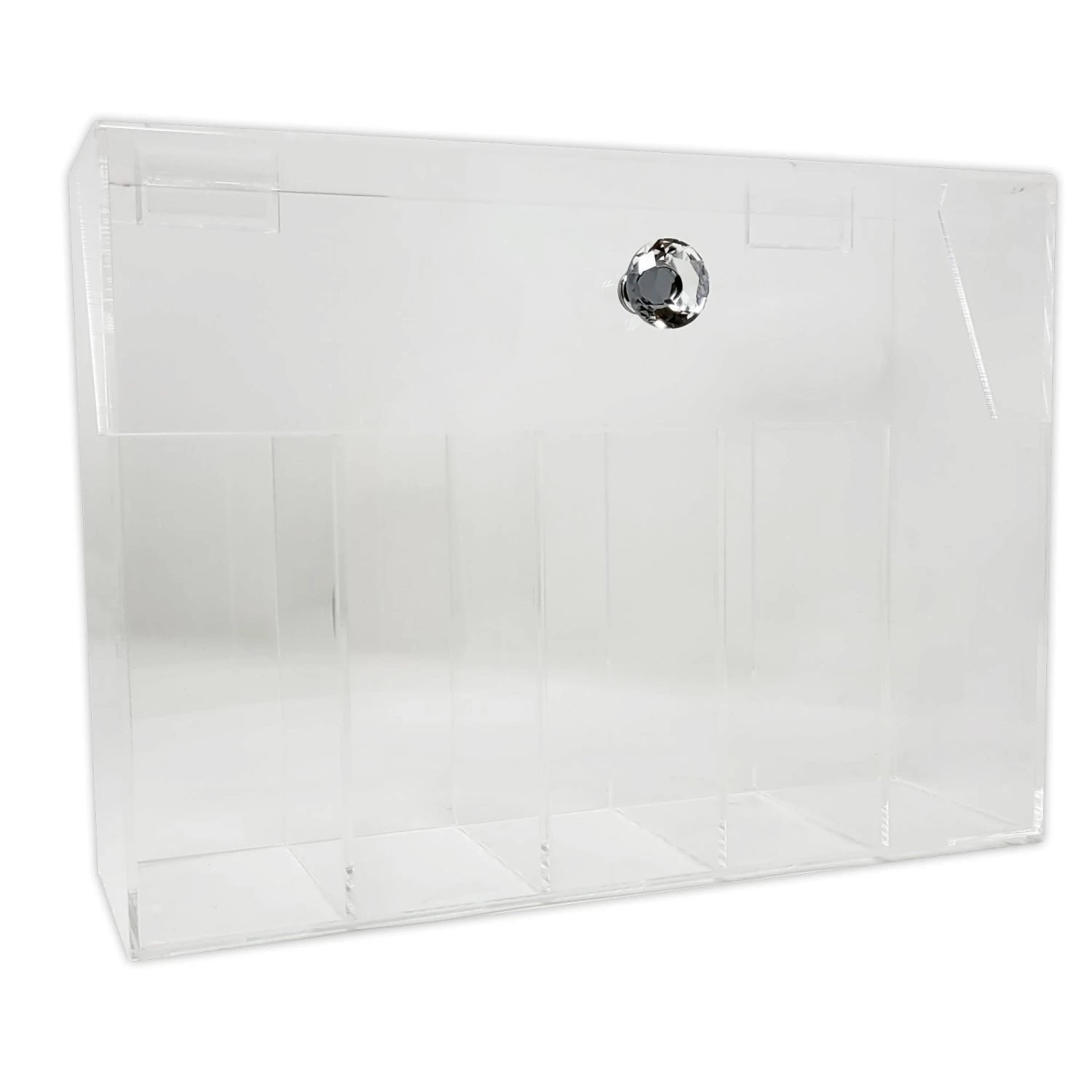 Diamond Collection Acrylic Makeup Brush Organizer - 5 Slots 5 Diamond Collection Acrylic Makeup Brush Organizer - 5 Slots - Image 3