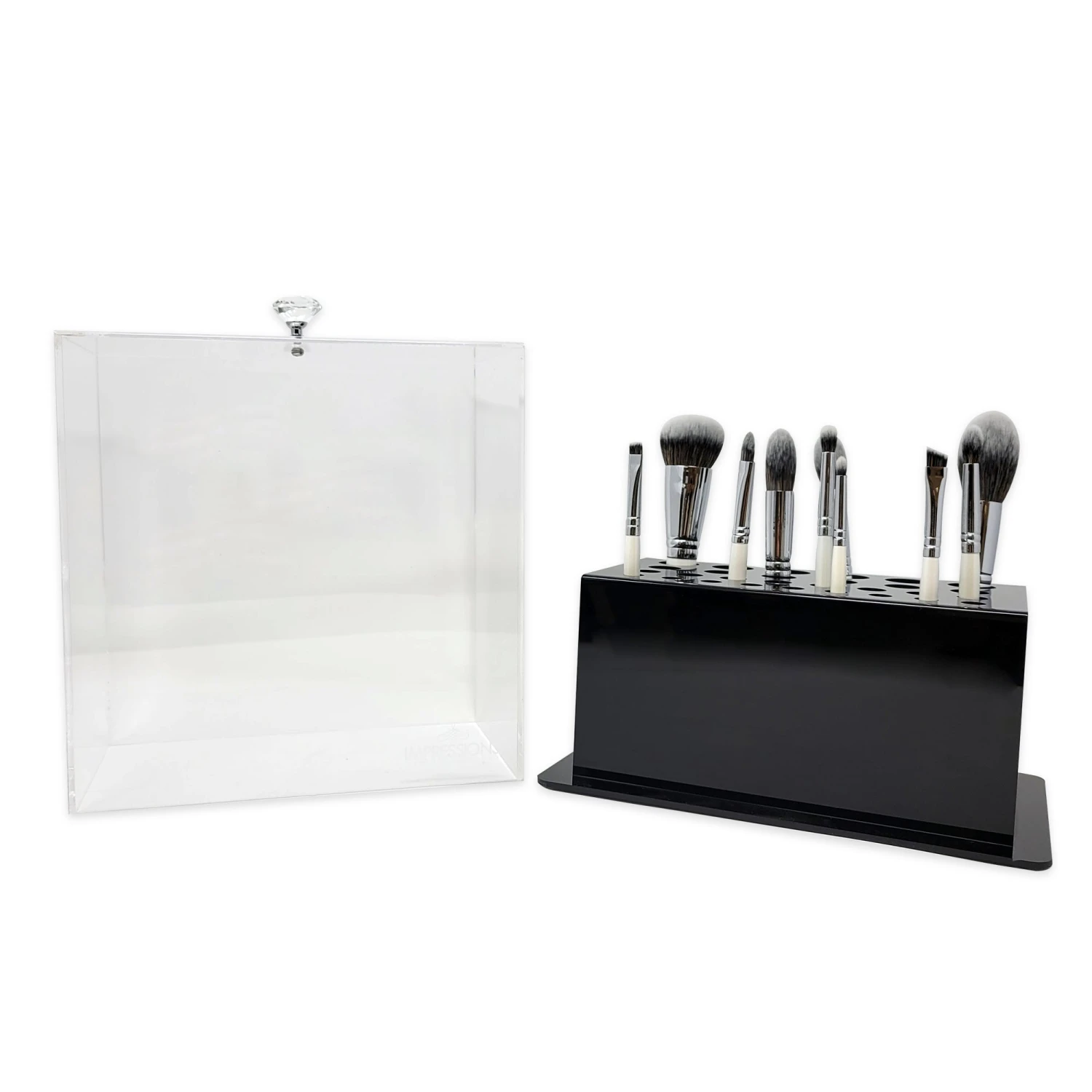 Diamond Collection Acrylic Makeup Brush Display Holder 7 Diamond Collection Acrylic Makeup Brush Display Holder - Image 5