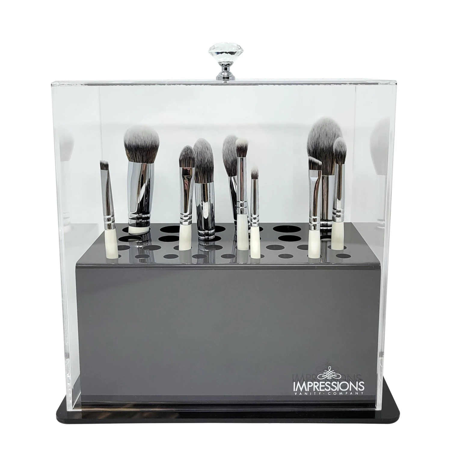 Diamond Collection Acrylic Makeup Brush Display Holder 3 Diamond Collection Acrylic Makeup Brush Display Holder