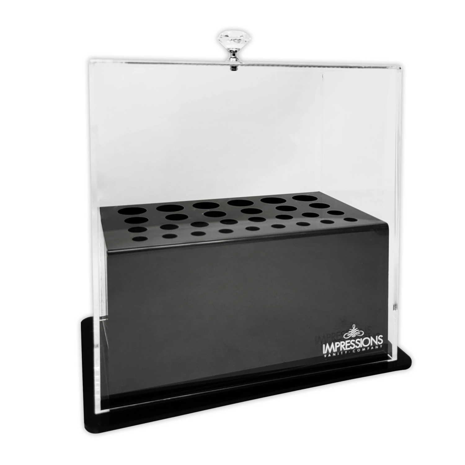 Diamond Collection Acrylic Makeup Brush Display Holder 4 Diamond Collection Acrylic Makeup Brush Display Holder - Image 2