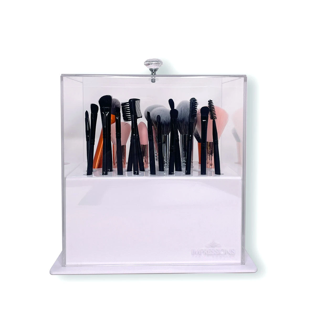 Diamond Collection Acrylic Makeup Brush Display Holder 8 Diamond Collection Acrylic Makeup Brush Display Holder - Image 6