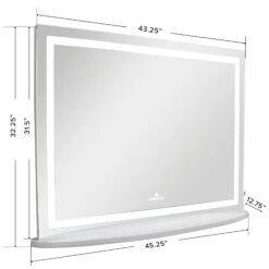 Opulence Pro Vanity Mirror 7 Opulence Pro Vanity Mirror -Impressionsvanity IVVM LV04FSL WHT DMNS