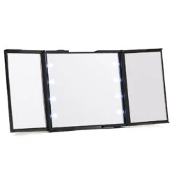 ReveaLight Trifold LED Compact Mirror With Flip Stand 29 ReveaLight Trifold LED Compact Mirror With Flip Stand -Impressionsvanity IV TrifoldCompact OpenB
