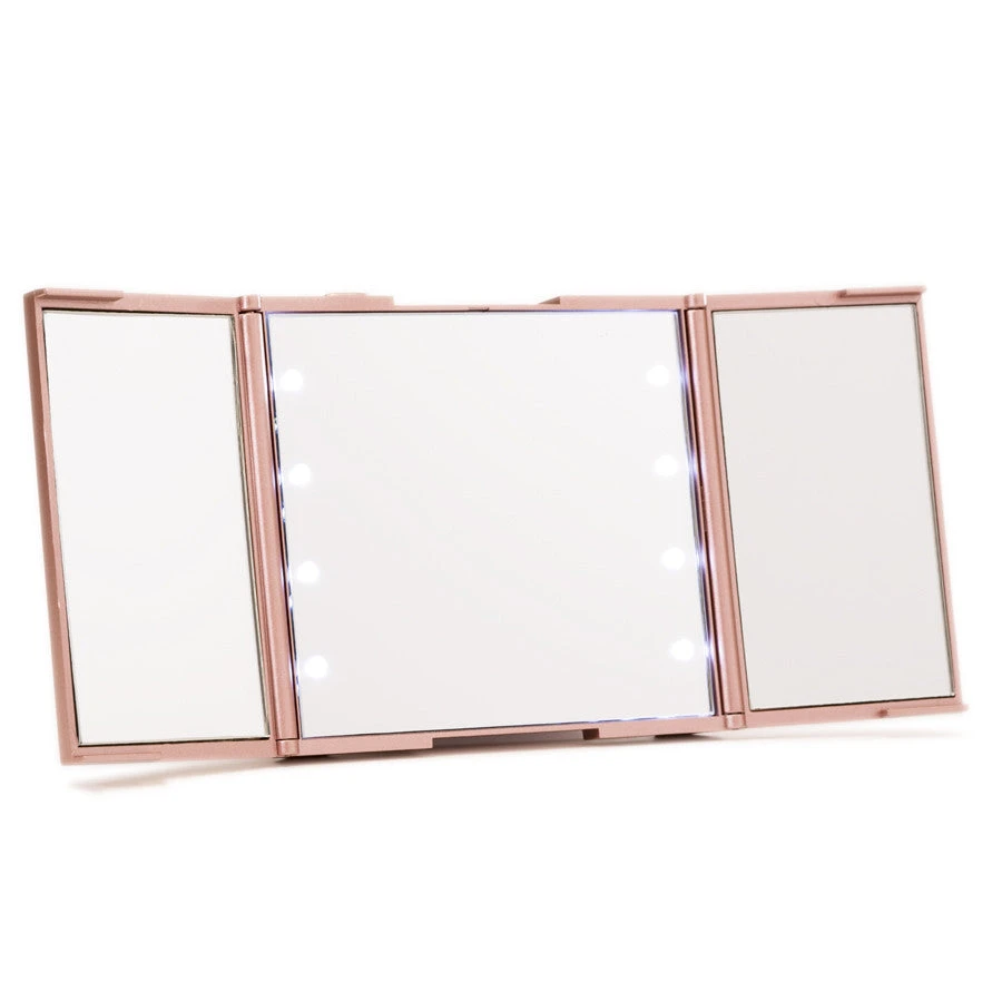 ReveaLight Trifold LED Compact Mirror With Flip Stand 7 ReveaLight Trifold LED Compact Mirror With Flip Stand - Image 5