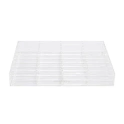 Alexa® Acrylic Makeup Drawer Organizer - Compact Powder, 32 Slots (Wide)