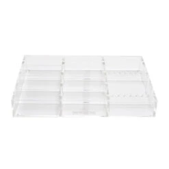 Alexa® Acrylic Makeup Drawer Organizer - Adjustable Brush Holder, 12 Slots(Wide) 10 Alexa® Acrylic Makeup Drawer Organizer - Adjustable Brush Holder, 12 Slots(Wide) -Impressionsvanity Impressions Vanity Alexa Acrylic Brush Makeup Drawer Organizer E