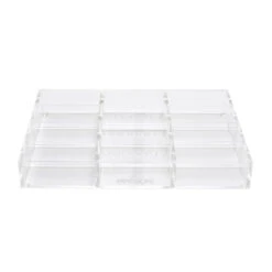 Alexa® Acrylic Makeup Drawer Organizer - Adjustable Brush Holder, 12 Slots(Wide) 11 Alexa® Acrylic Makeup Drawer Organizer - Adjustable Brush Holder, 12 Slots(Wide) -Impressionsvanity Impressions Vanity Alexa Acrylic Brush Makeup Drawer Organizer E2