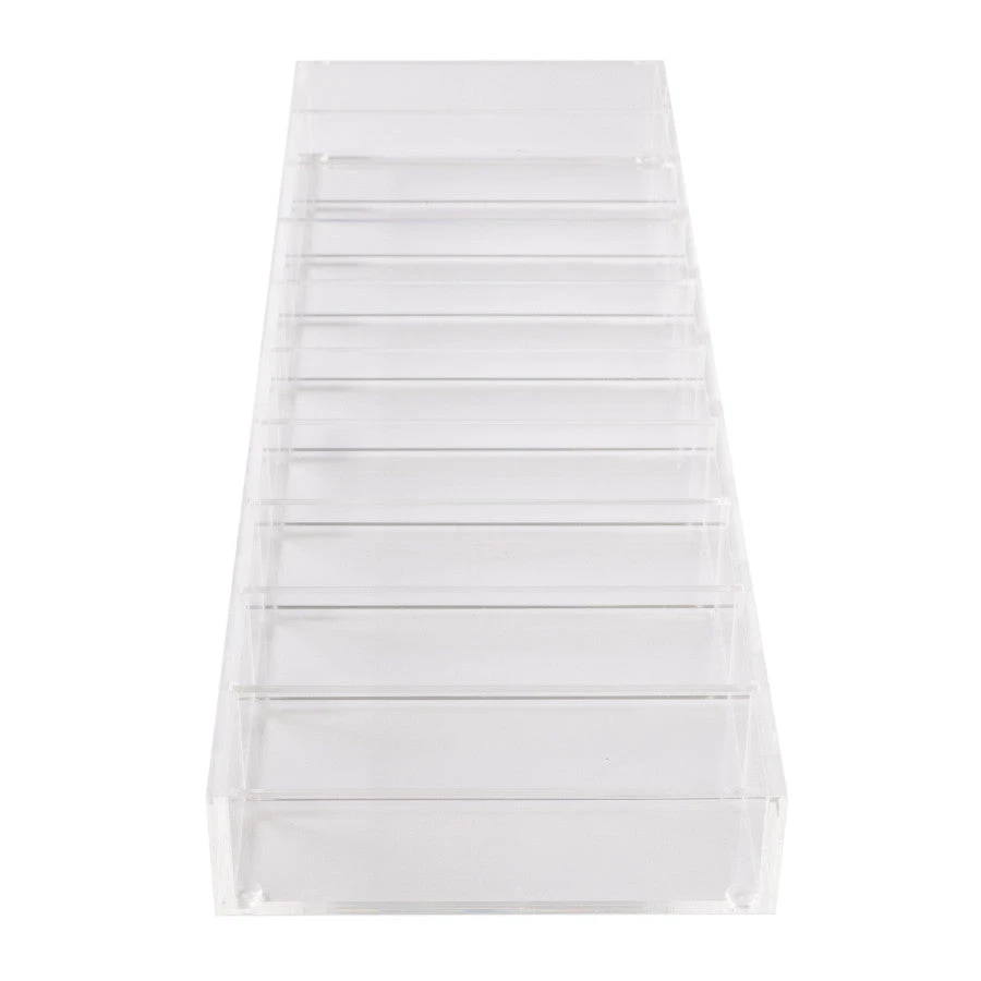 Alexa® Acrylic Makeup Drawer Organizer - Adjustable Dividers, 10 Slots (Long) 6 Alexa® Acrylic Makeup Drawer Organizer - Adjustable Dividers, 10 Slots (Long) - Image 4
