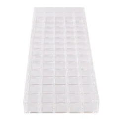 Alexa® Acrylic Makeup Drawer Organizer - Lipstick, 70 Slots (Long) -Impressionsvanity Impressions Vanity Alexa Makeup Drawer Organizer 002C