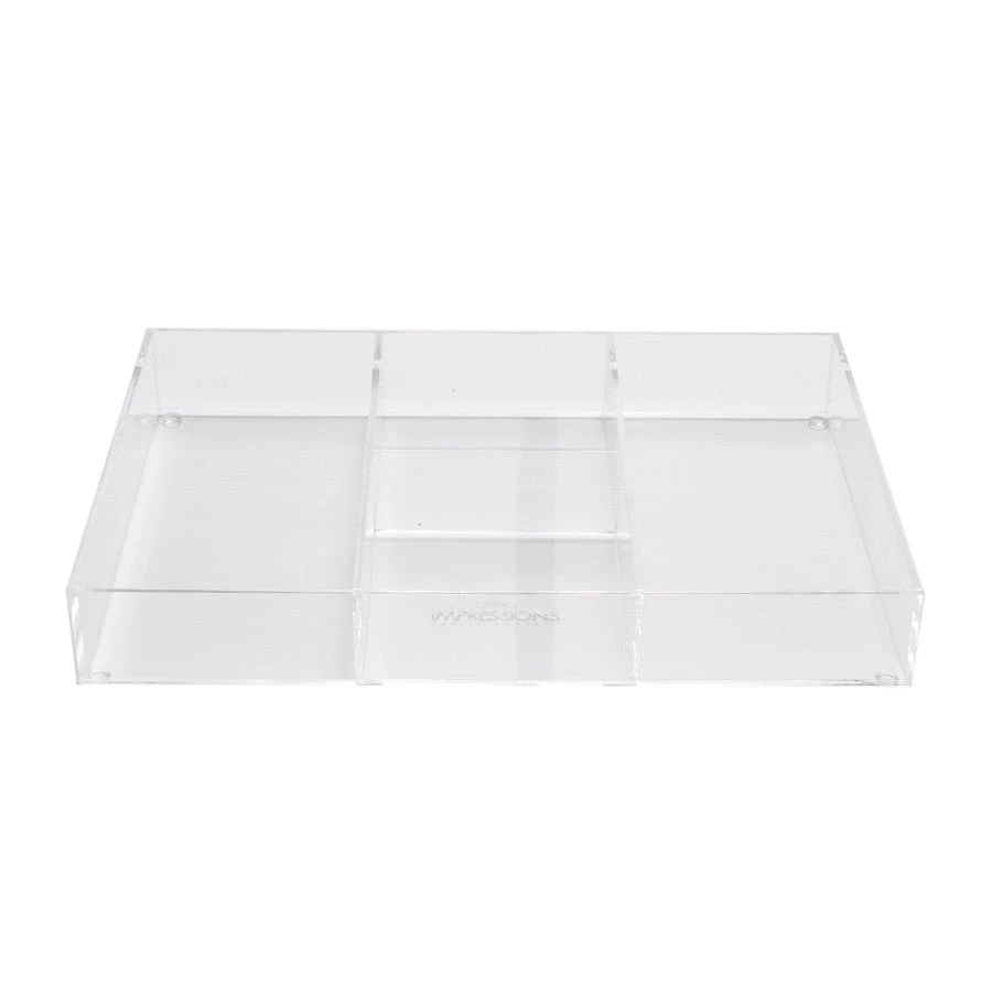 Alexa® Acrylic Makeup Drawer Organizer - Miscellaneous, 4 Sections (Wide) 4 Alexa® Acrylic Makeup Drawer Organizer - Miscellaneous, 4 Sections (Wide) - Image 2