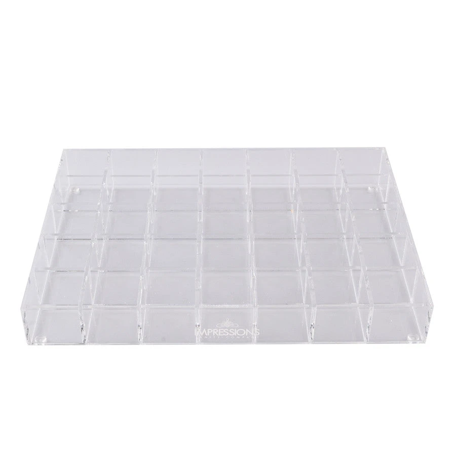 Alexa® Acrylic Makeup Drawer Organizer - Nail Polish, 35 Slots (Wide) 4 Alexa® Acrylic Makeup Drawer Organizer - Nail Polish, 35 Slots (Wide) - Image 2