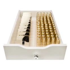 Alexa® Acrylic Makeup Drawer Organizer - Adjustable Dividers, 10 Slots (Long) 13 Alexa® Acrylic Makeup Drawer Organizer - Adjustable Dividers, 10 Slots (Long) -Impressionsvanity Impressions Vanity Alexa Makeup Drawer Organizer SET002B