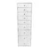 SlayStation® 9-Drawer Makeup Vanity Storage Unit -Impressionsvanity Impressions Vanity Diamond 9 Drawer White
