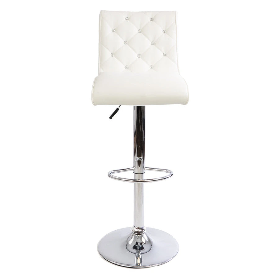 Elizabeth Crystal Tufted Vanity Stool 12 Elizabeth Crystal Tufted Vanity Stool - Image 10