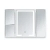 Lucid Trifold LED Easel Makeup Mirror -Impressionsvanity LUCID WHT F2