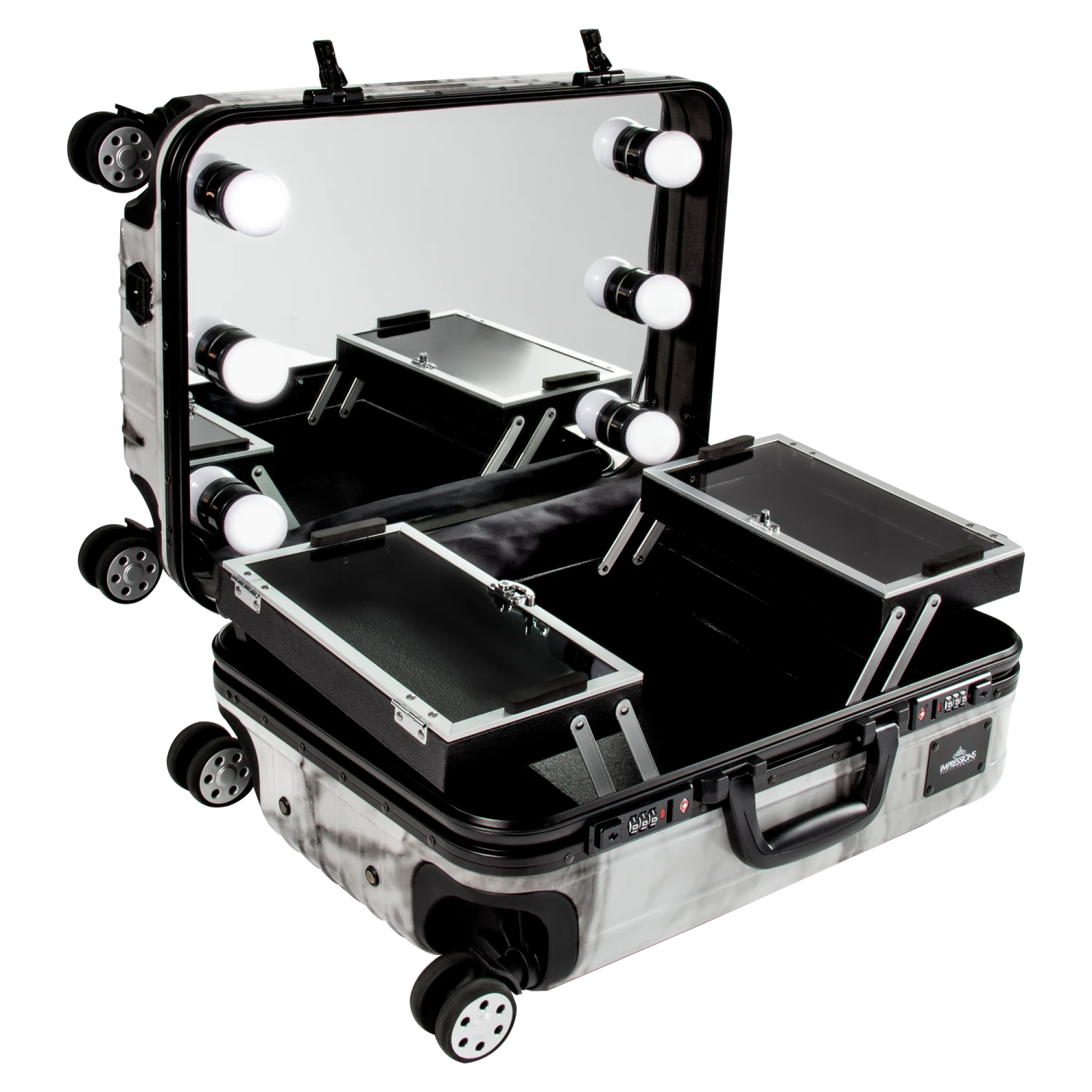 SlayCase® Marble Bella Travel Makeup Case 4 SlayCase® Marble Bella Travel Makeup Case - Image 2