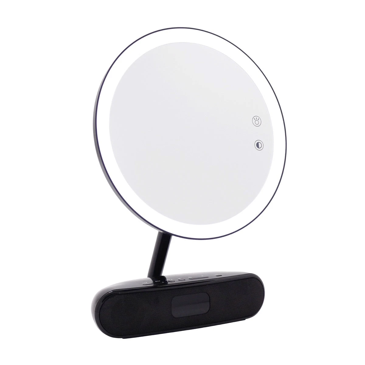 Melody 9-inch Round Duotone Makeup Mirror With Bluetooth Speakers 14 Melody 9-inch Round Duotone Makeup Mirror With Bluetooth Speakers - Image 12