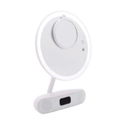 Melody 9-inch Round Duotone Makeup Mirror With Bluetooth Speakers 38 Melody 9-inch Round Duotone Makeup Mirror With Bluetooth Speakers -Impressionsvanity MG 9997 Resized
