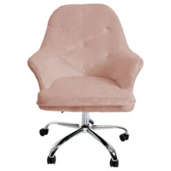Michelle Tufted Vanity Chair -Impressionsvanity MICHELLETUFTEDVANITYCHAIR PINK