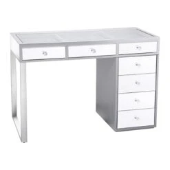 Mini SlayStation® Kylie 1.0 Vanity Table + Vanity Mirror Bundle 17 Mini SlayStation® Kylie 1.0 Vanity Table + Vanity Mirror Bundle -Impressionsvanity MSK Silver Mirrored 1