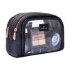 Monaco Double Zipper Cosmetic Case 2 Monaco Double Zipper Cosmetic Case -Impressionsvanity Monaco Makeup Bag 3