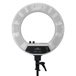 18-Inch DuoTone LED Vanity Studio Ring Light With Stand, Bag And Accessories -Impressionsvanity NGringlight backsilver website