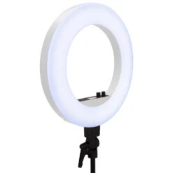 18-Inch DuoTone LED Vanity Studio Ring Light With Stand, Bag And Accessories -Impressionsvanity NGringlight coolsilver2 website