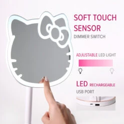 Hello Kitty LED Rechargeable Makeup Mirror 16 Hello Kitty LED Rechargeable Makeup Mirror -Impressionsvanity PREVIEW 2