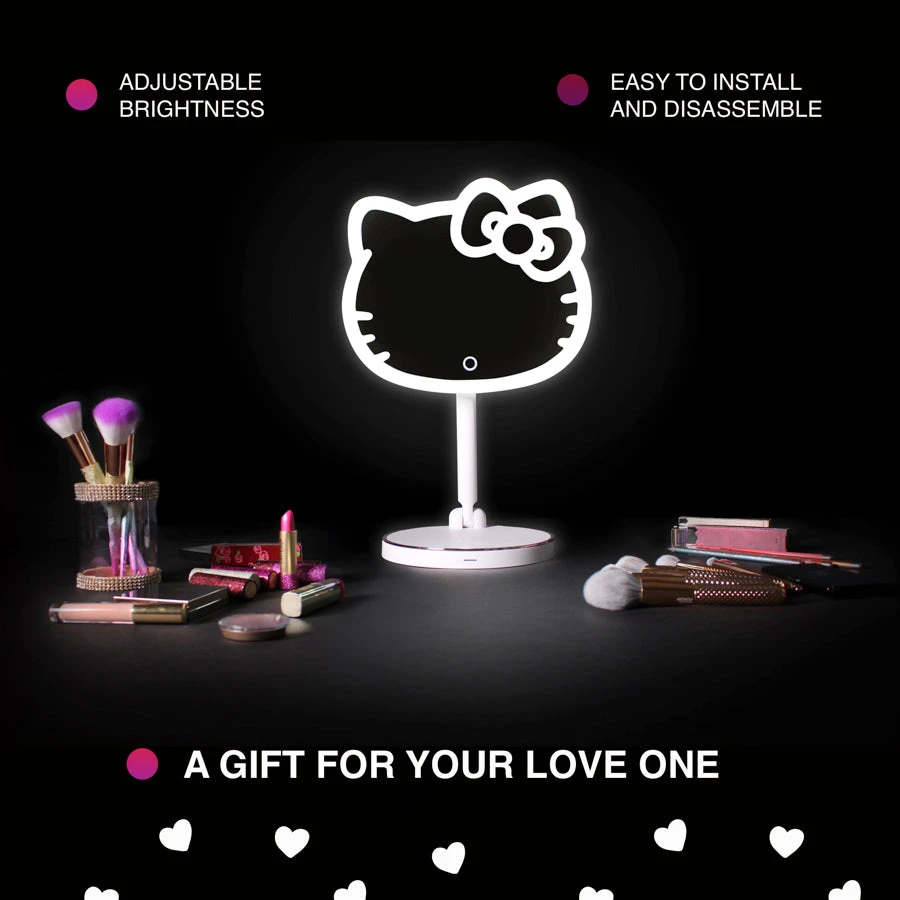 Hello Kitty LED Rechargeable Makeup Mirror 10 Hello Kitty LED Rechargeable Makeup Mirror - Image 8