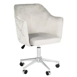 Pearl Tufted Vanity Chair -Impressionsvanity Pearl 1 CoolGreyCropped