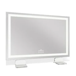 Posh Slim Vanity Mirror 13 Posh Slim Vanity Mirror -Impressionsvanity Posh Slim Vanity Makeup Mirror Tilted IVMM POSH01 WHT 0623